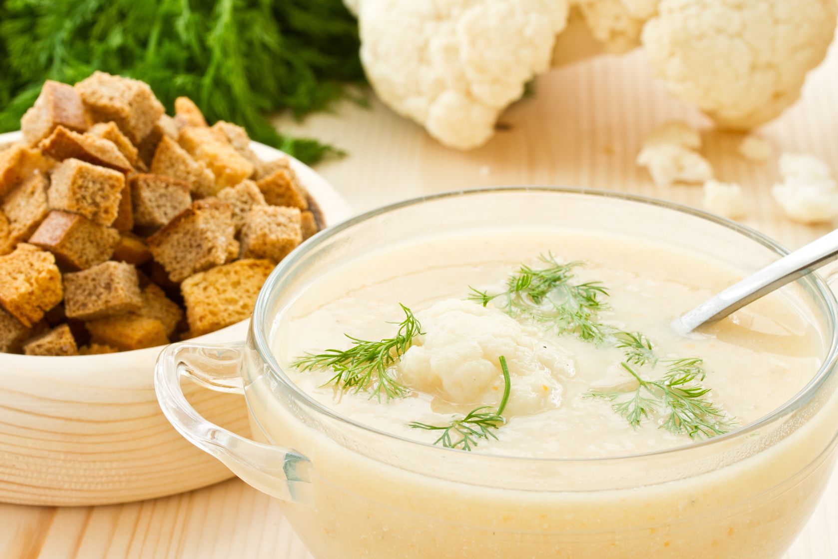 пюре из цветной капусты и картофеля