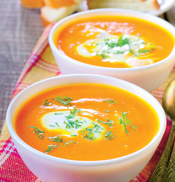 Supa-crema de morcovi