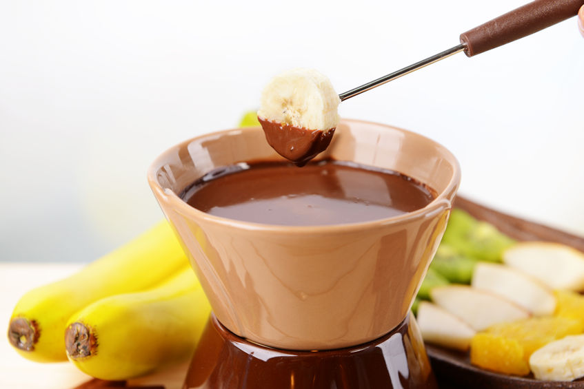 Banane coapte cu ciocolata