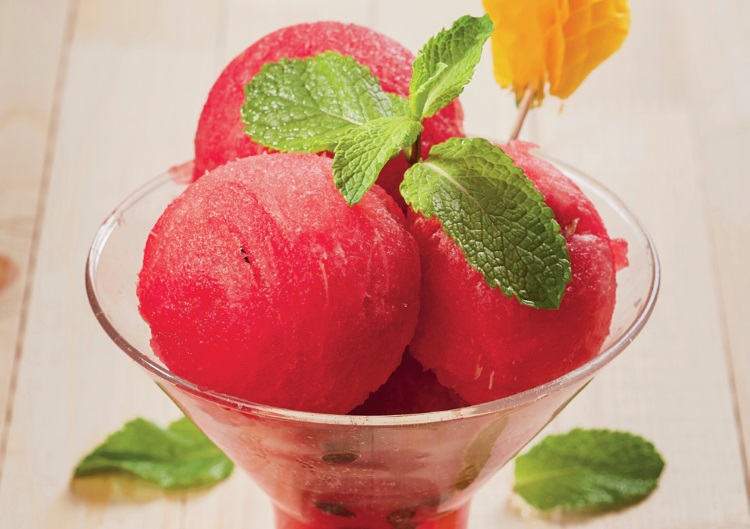 Sorbet de pepene rosu