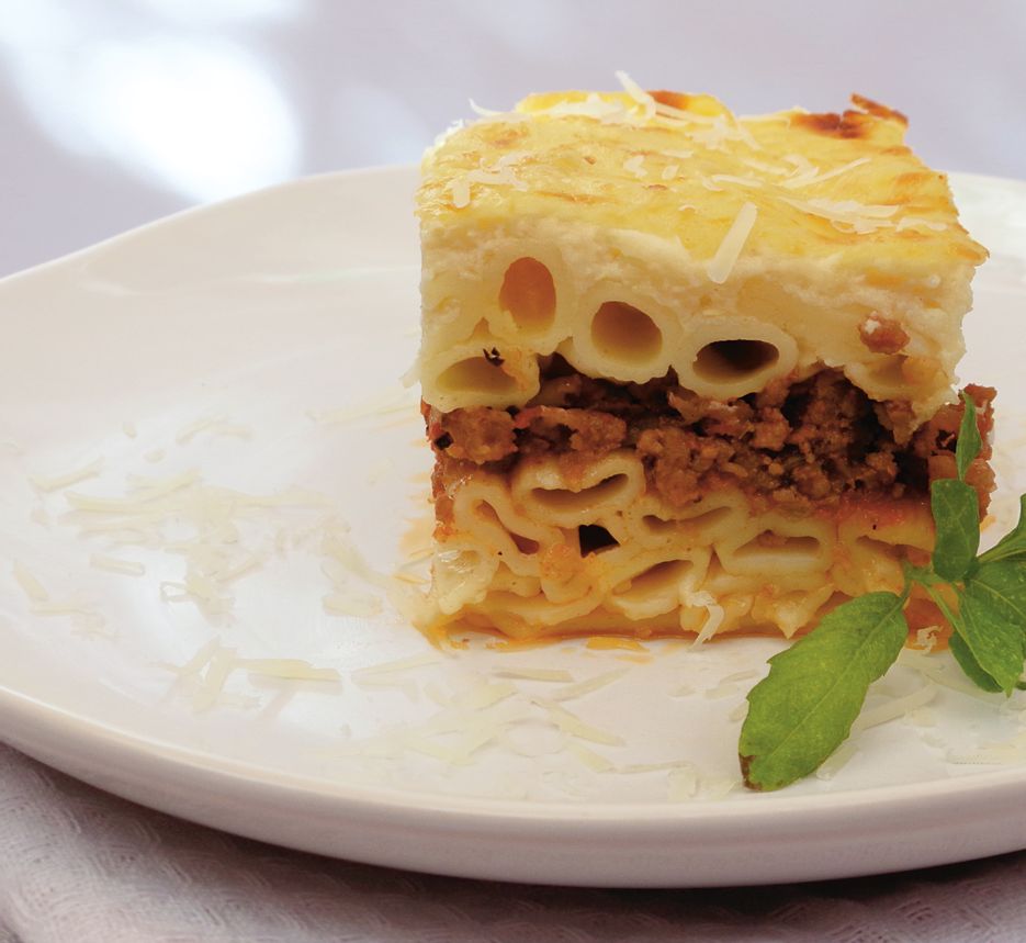 Pastitsio pe farfurie