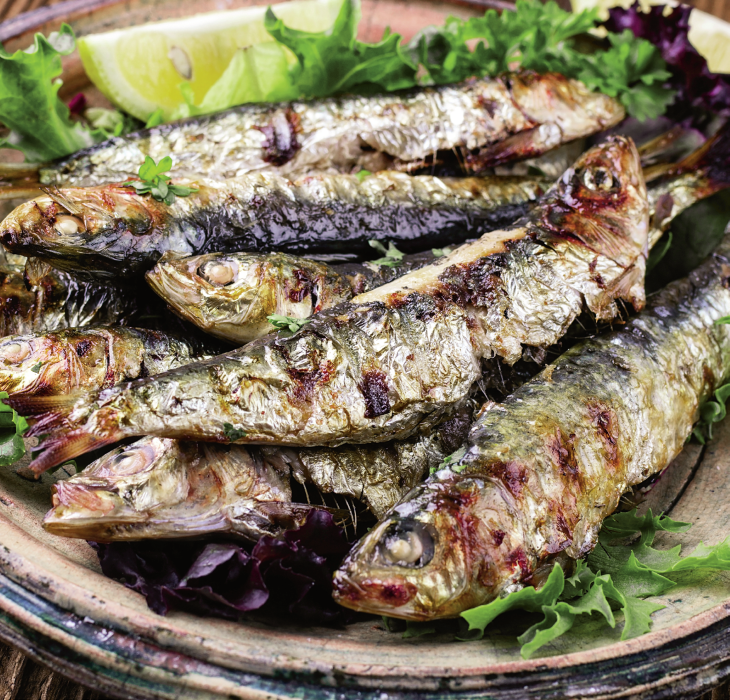 Sardine la gratar