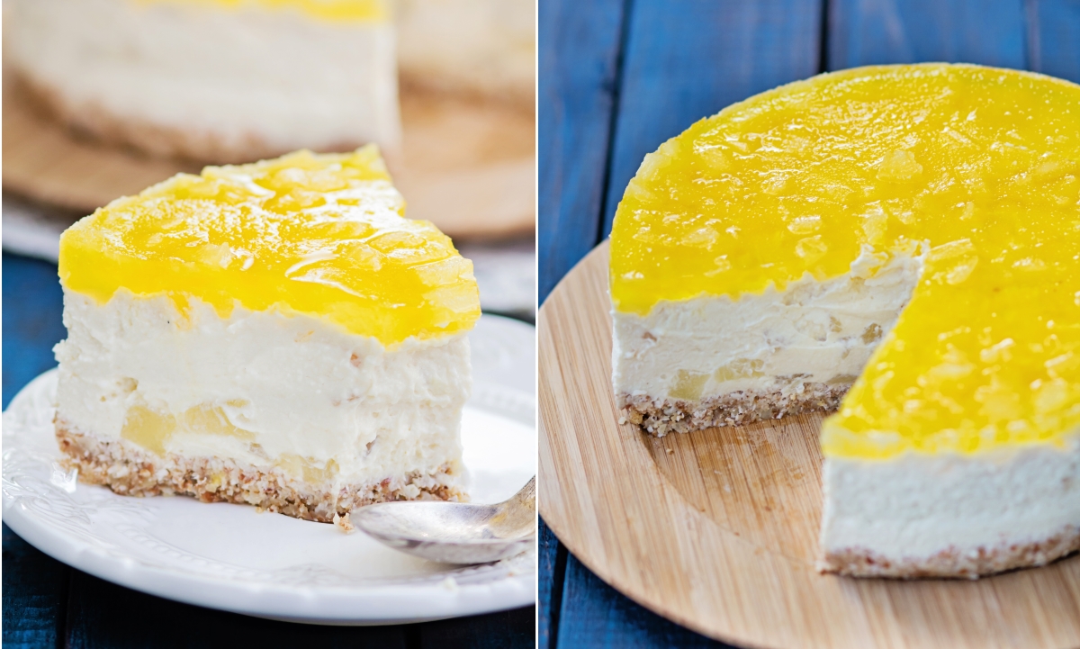 Cheesecake cu ananas