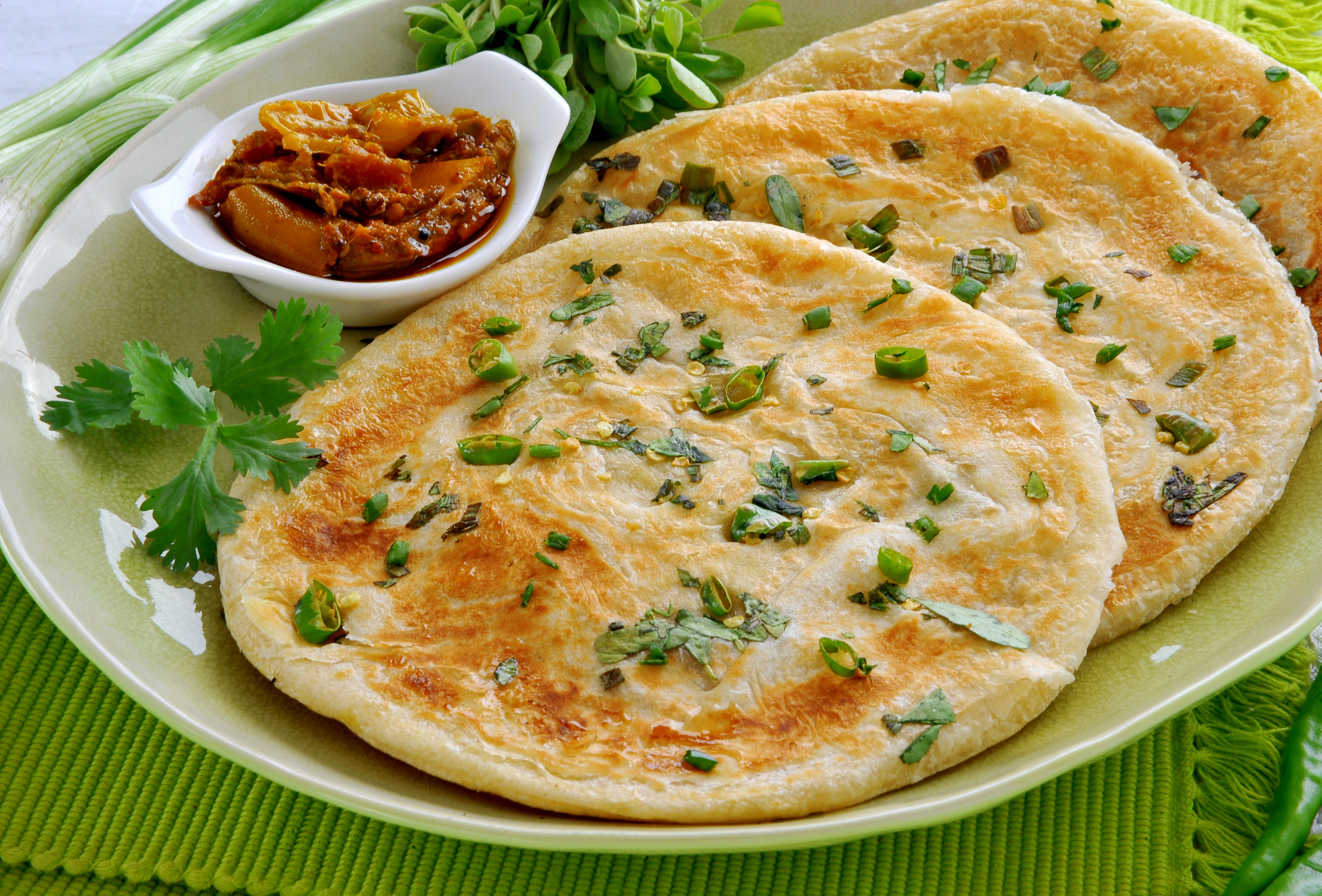 Paratha - lipie indiana cu unt